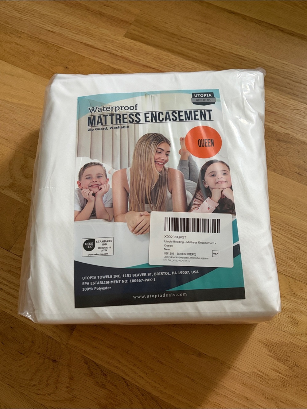 Utopia Bedding Waterproof Mattress Encasement - White (Queen)